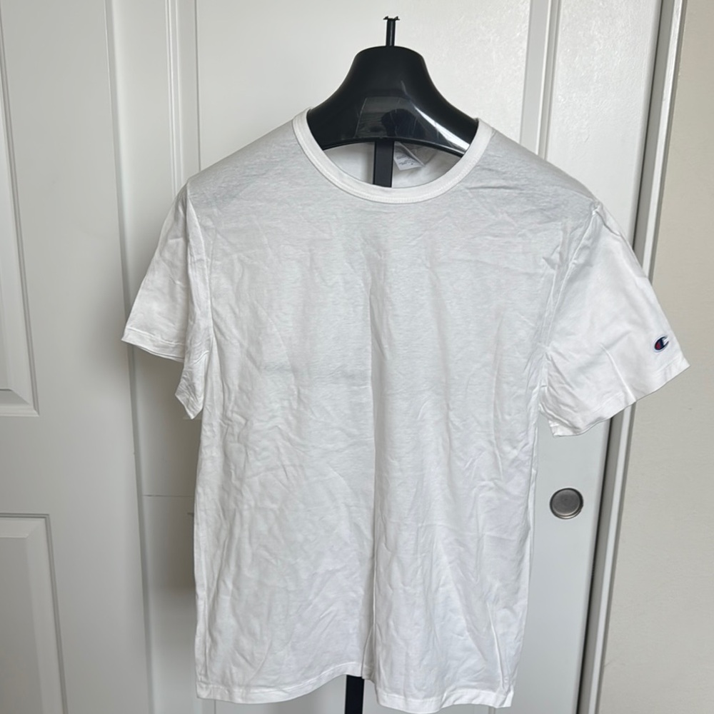 Champion Men's White T-Shirt and Shorts